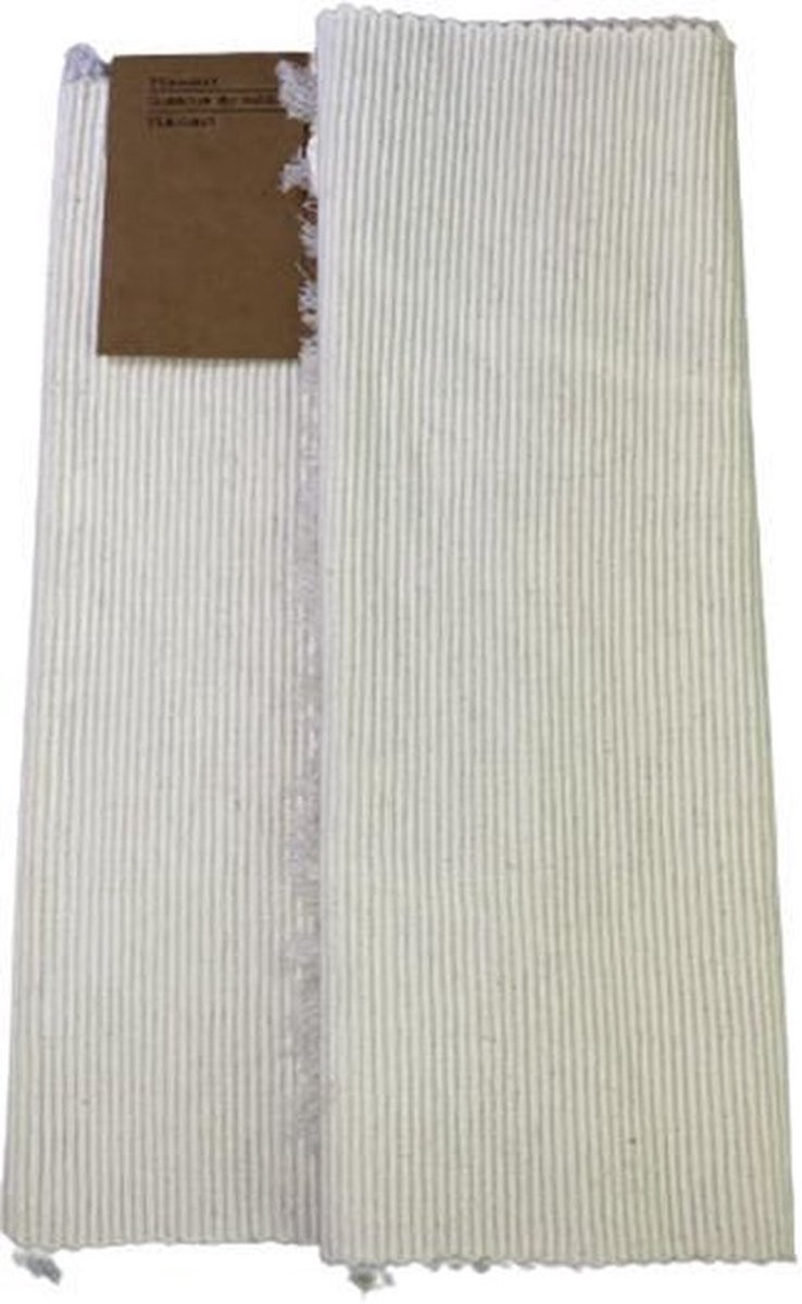 Placemat MARLEY - Crème - Katoen - 33 x 45 cm - Set van 2