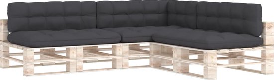 EDANTI Schommelbank kussen voor schommelbank, tuinmeubelen, waterdicht, zitkussen voor schommelbank (grijs, 120x60x50cm