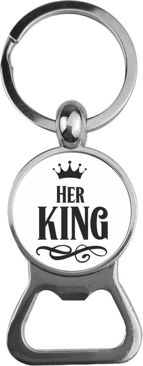Bieropener Glas - Her King