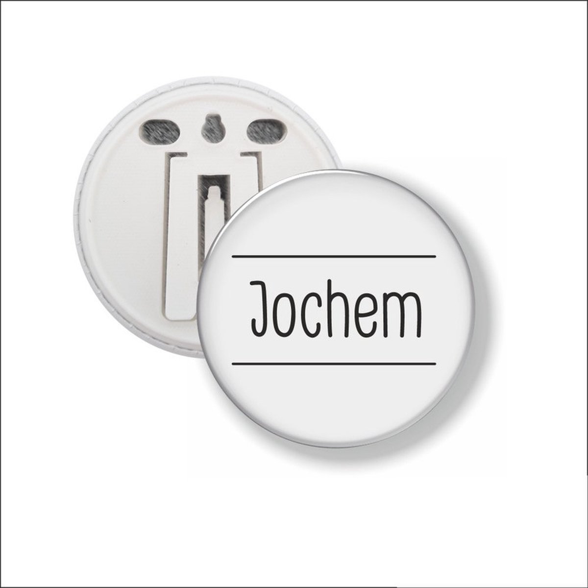 Button Met Clip 58 MM - Jochem