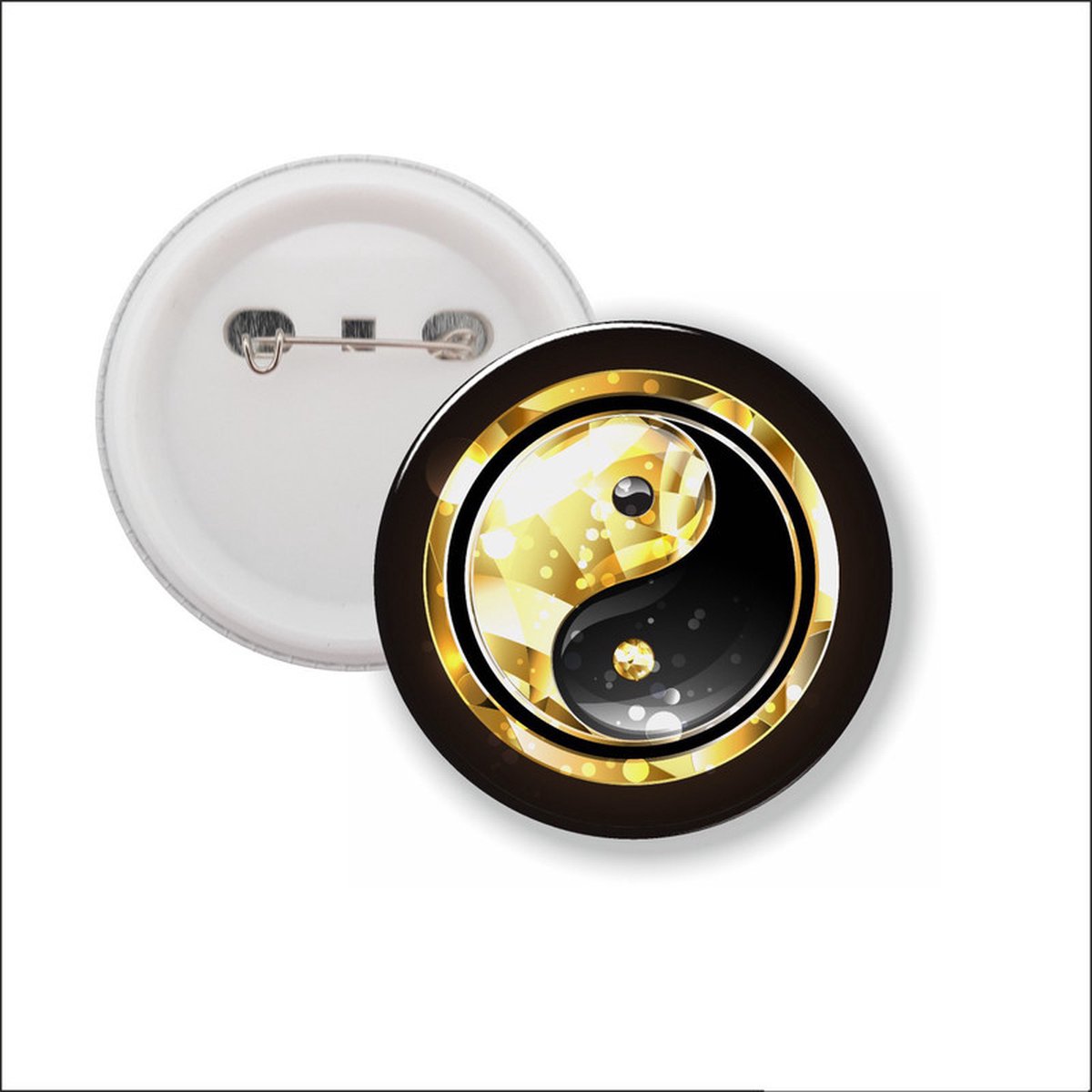 Button Met Speld - Jin Jang