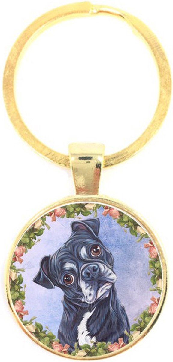 Sleutelhanger Glas - Hond