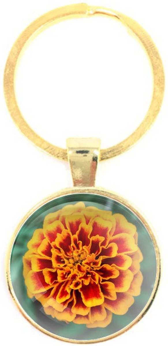 Sleutelhanger Glas - Bloem