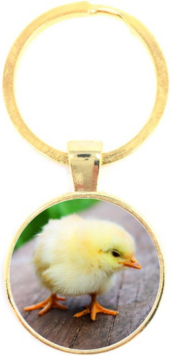 Sleutelhanger Glas - Kuiken