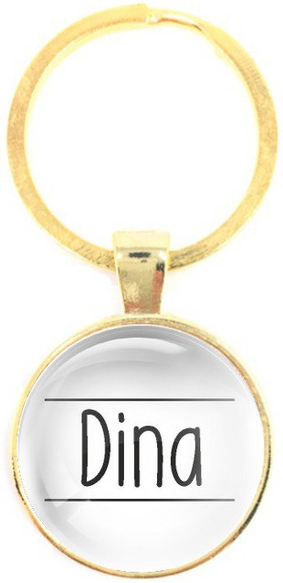 Sleutelhanger Glas - Dina