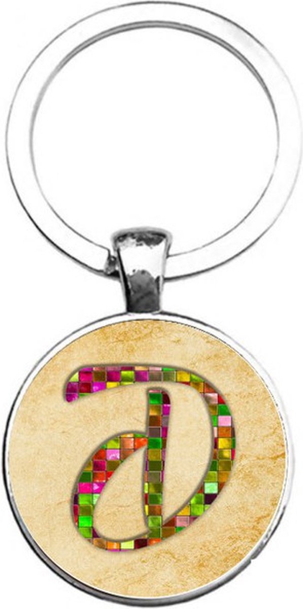 Sleutelhanger Glas - D