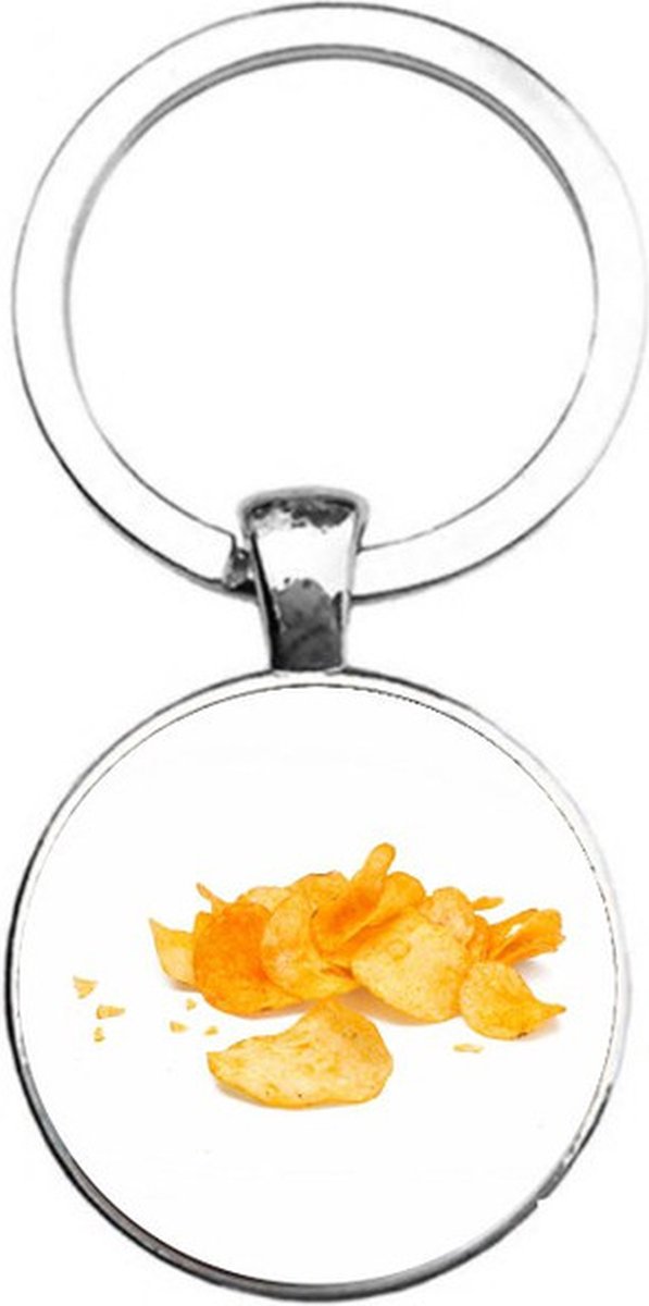 Sleutelhanger Glas - Chips