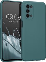 kwmobile telefoonhoesje geschikt voor Oppo A74 (5G) / A54 (5G) - Hoesje voor smartphone - Precisie camera uitsnede - TPU back cover in Arctische nacht