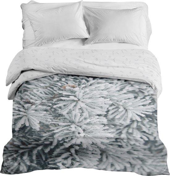 Douceur D'Intérieur 3-piece Bed Linen 260x240 Cm Angelia White Cotton Gauze