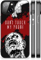 Back Case TPU Siliconen Hoesje Apple iPhone 14 GSM Hoesje met Zwarte rand Zombie Blood