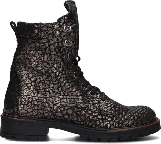 Shoesme Sw22w012 Veterboots Laarzen Met Veters Meisjes Kids Paars