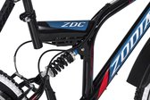 Ks Cycling Fiets Mountainbike ATB Volledig 26 Zoll Zodiac zwart-rood - 48 cm