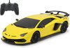 JAMARA Supercar Lamborghini Aventador SVJ radiografisch 1:24 geel