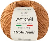 Etrofil Garen Jeans - Lichtbruin No 59 - 55% Katoen 45% Acryl- Amigurumi - Haak- en Breigaren