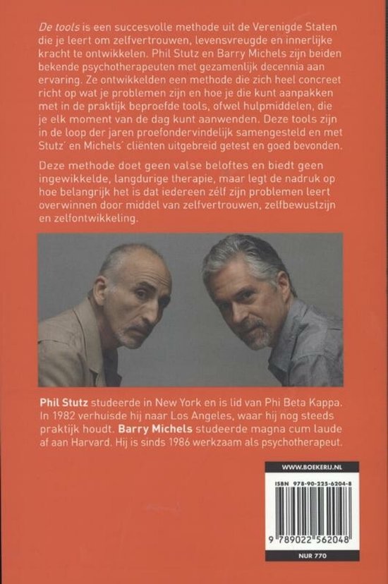 Twee mannen, Phil Stutz en Barry Michels, kijken naar de camera.