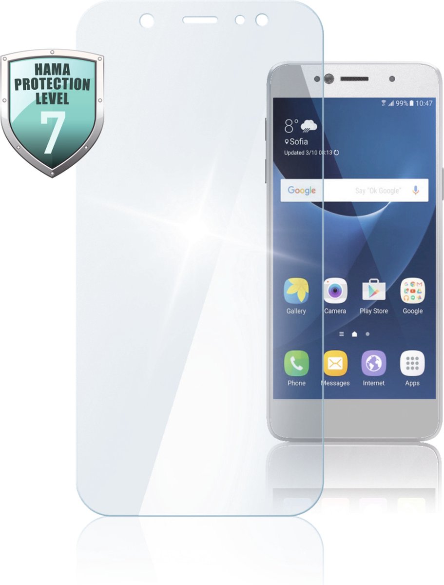 Hama 00186291 mobile phone screen/back protector Doorzichtige schermbeschermer Samsung 1 stuk(s)