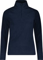 NOMAD® Fleece Vest Dames | Maat XL | Donkerblauw | Stretch Fleece Trui | Sweater met halve rits | Wintersport | Warm en Ademend