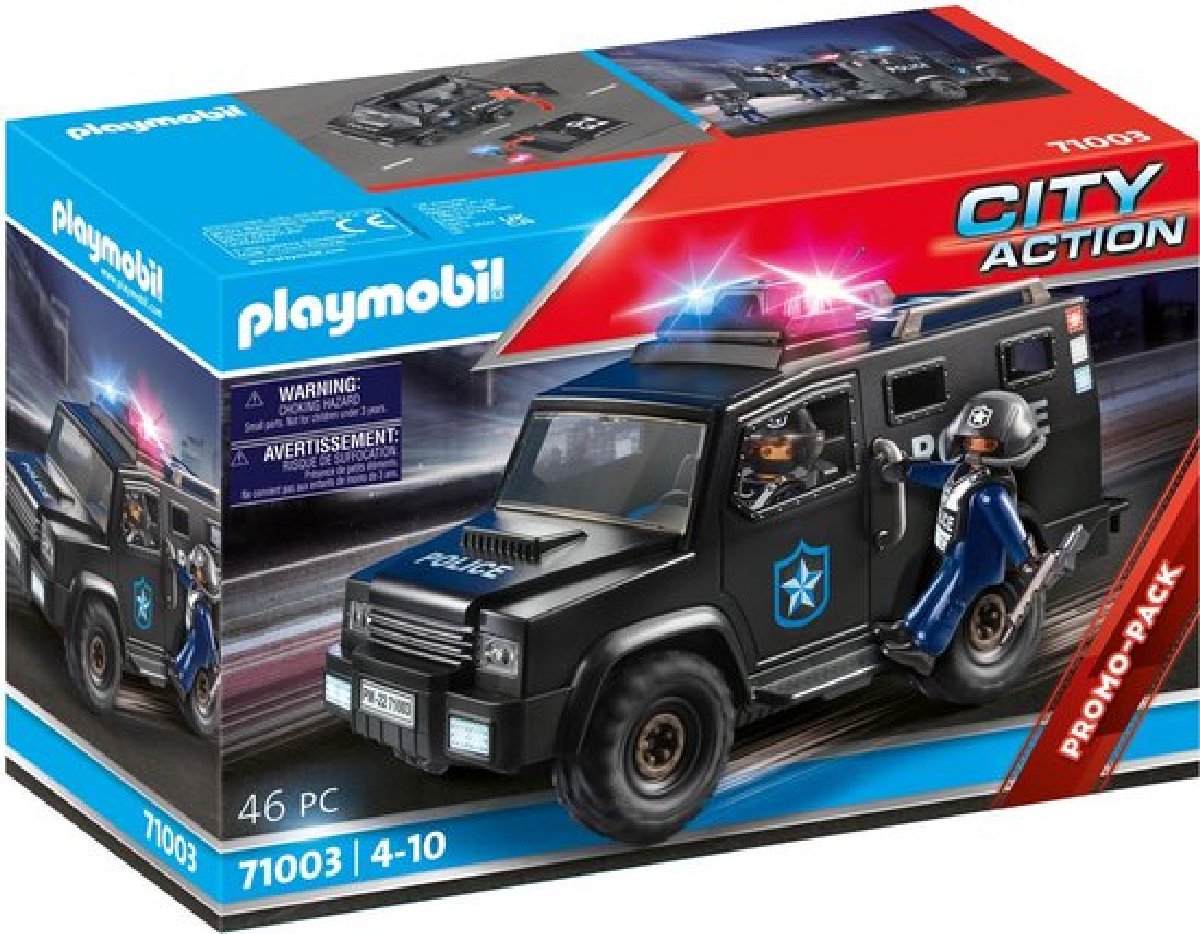 Figurines et accessoires : PLAYMOBIL CITY ACTION - 5673: VOITURE DE POLICE