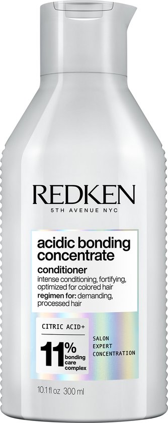 Redken Après-Shampoing Acidic Bonding Concentrate – Redonne de la vitalité aux cheveux abîmés  – 300 ml