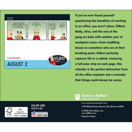 Dilbert Kalender 2023 Boxed