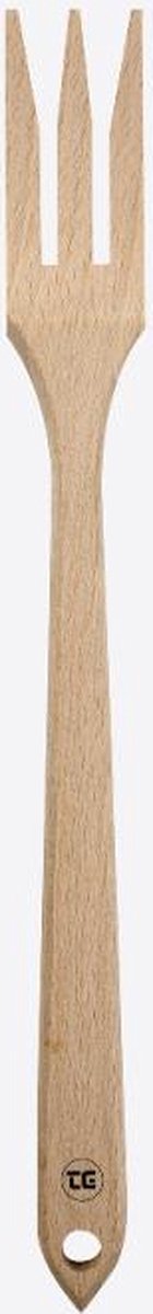 T&G Woodware houten vork uit beuk 30cm