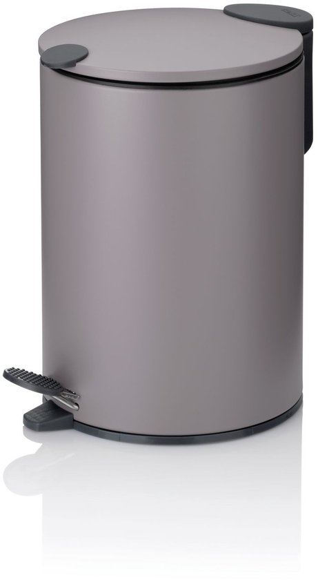 Pedaal Afvalemmer, 3 L, Licht Grijs - Kela | Mats