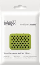 Joseph Joseph Intelligent Waste Odor Filter - Plastique - Lot de 2 pièces - Noir