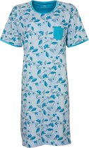 Chemise de Nuit Medaillon Femme Blauw MENGD1203A - Tailles: L