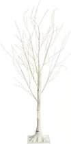 Kunstboom met verlichting - berkenboom - 150 cm - 120 LEDS - wit