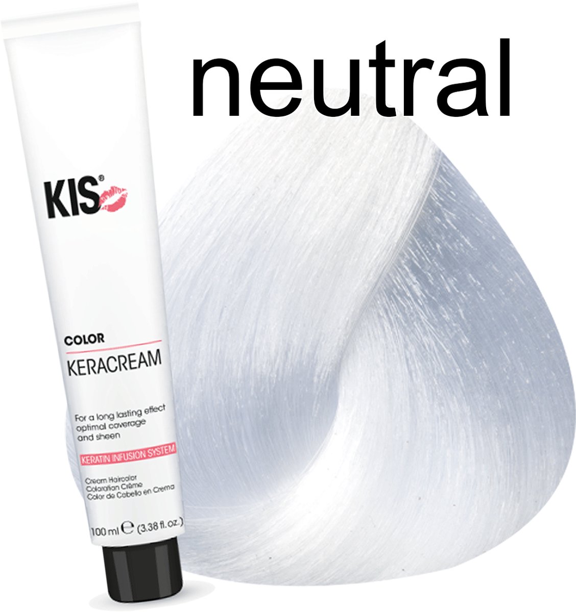 Haarverf neutral - 100 ml Keracream | KIS