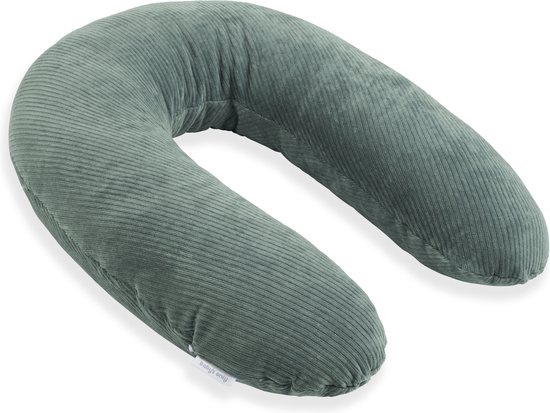 Baby's Only Voedingskussen - Zwangerschapskussen - Zijslaapkussen - Lichaamskussen Sense - Zeegroen - 160 cm