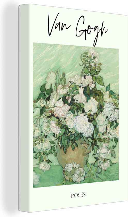 Oude Meesters sur toile - 120x180 - Décoration murale - Art - Van Gogh - Roses