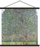 Affiche scolaire - Un poirier - Gustav Klimt - 120x120 cm - Lattes noires