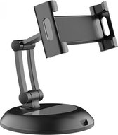 LuxeBass (zwart) Tablethouder iPad houder Telefoonhouder voor Thuis en Werk  | 5.5~11 inch - LB465