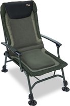 NGT Profiler Plus Chair Chaise de pêche - Pieds réglables - 52,5 x 52 x 103 cm - Aluminium - Vert