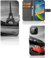 Wallet Book Case iPhone 14 Pro Max Hoesje Eiffeltoren