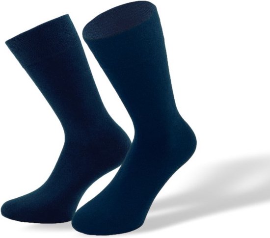 Naadloze sokken - Gold Label - Marineblauw - Maat 43-46
