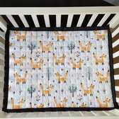 Boxkleed 75x95 vosjes Liefboefje - baby boxkleed - boxkleden - 30+ designs