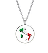 Italiaanse hoorn hanger voor mannen vrouwen, roestvrij staal/talisman