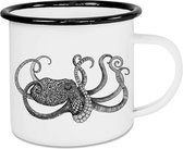 Ligarti - Handgemaakte emaille mok Octopus 300ml