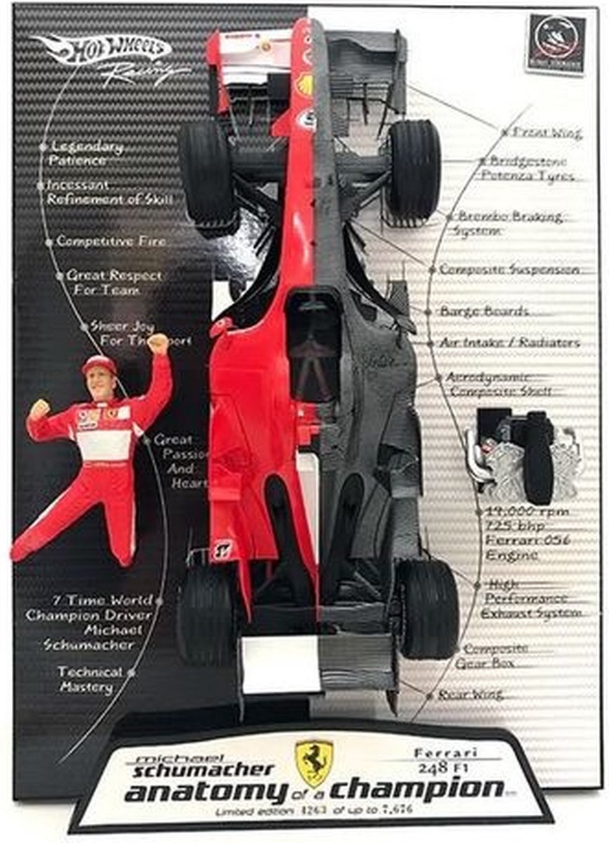 マテル ホットウィール 1/18 フェラーリ 248 2006 F1 M