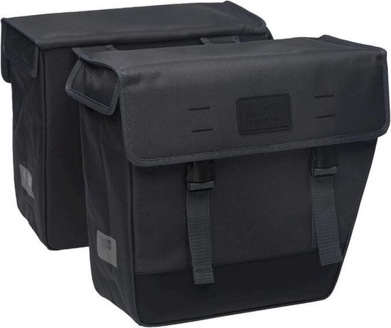 New Looxs Origin Double Hybride Dubbele Fietstas - 33 liter - Zwart van New Looxs — afbeelding 2