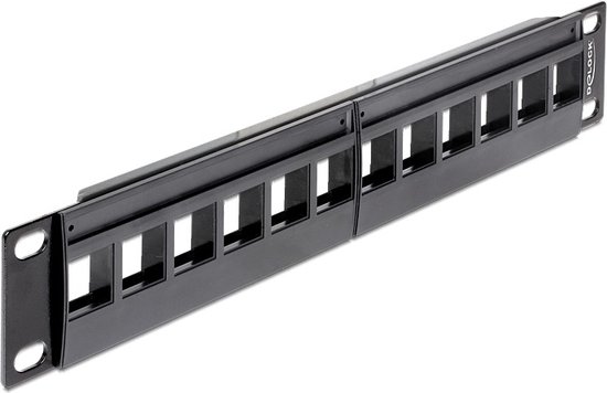 Panneau de brassage 12 ports Delock 43259 non équipé 1 UH