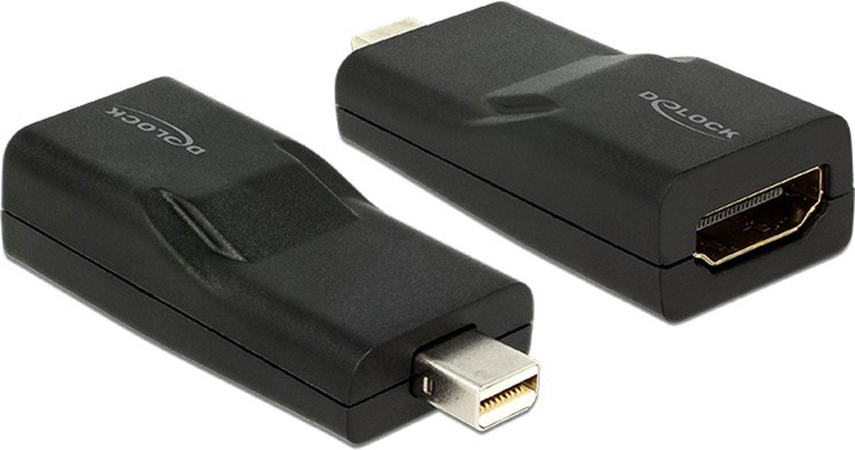 DeLOCK premium Mini DisplayPort naar HDMI adapter - DP 1.2 / HDMI 1.4 (4K 30Hz) / metaal