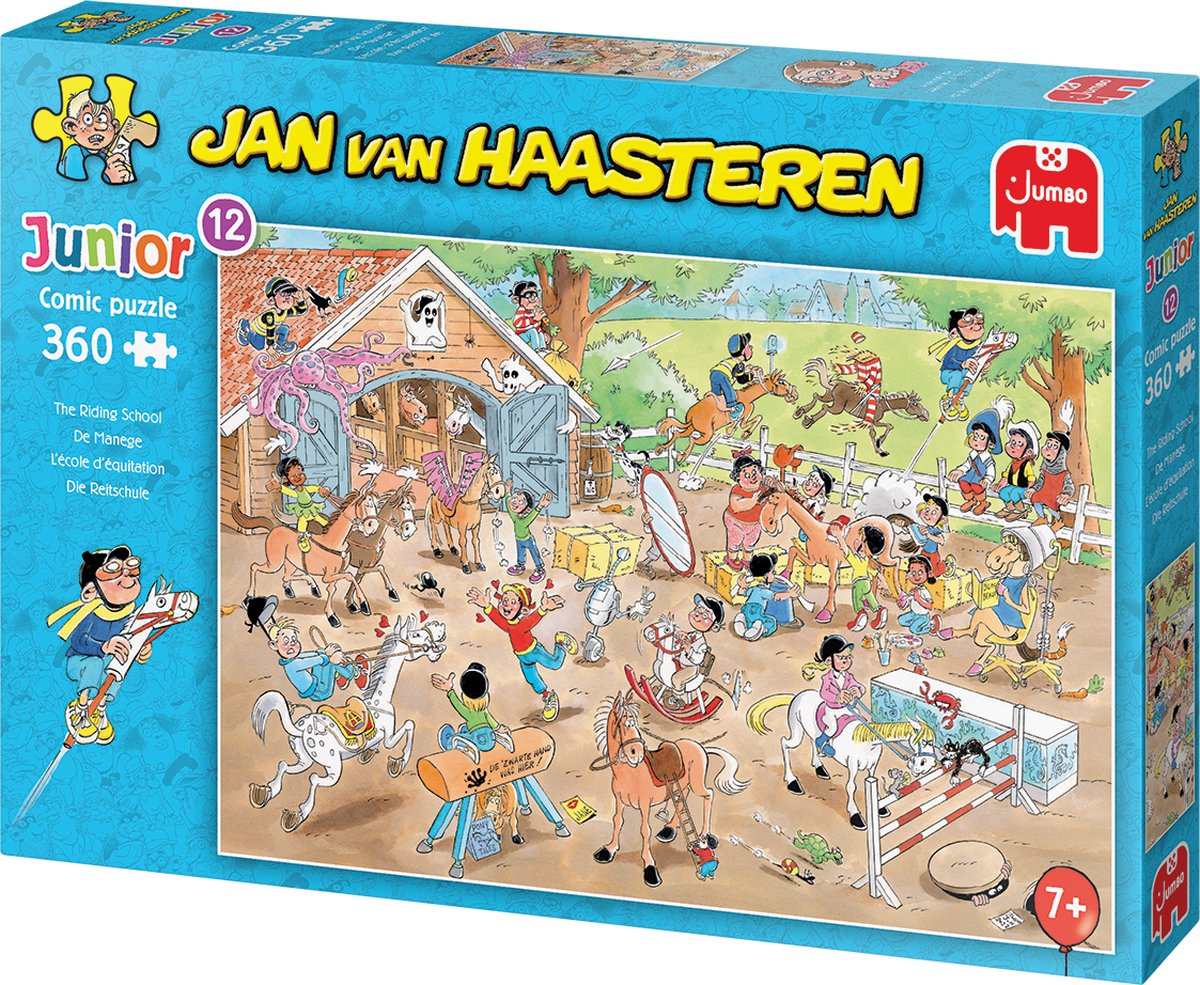 Jan van Haasteren Junior - De Manege - 360 stukjes - Puzzel — afbeelding 4