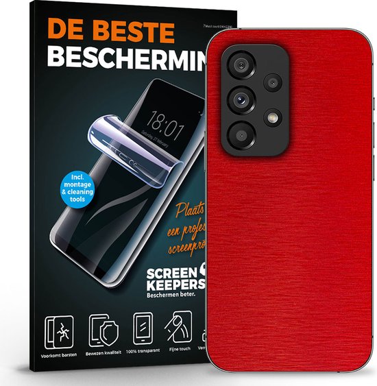 Verschillende goederen Hertellen koffie Telefoon skin geschikt voor Sony Xperia Z3 Compact - Geborsteld aluminium  Rood skin -... | bol.com