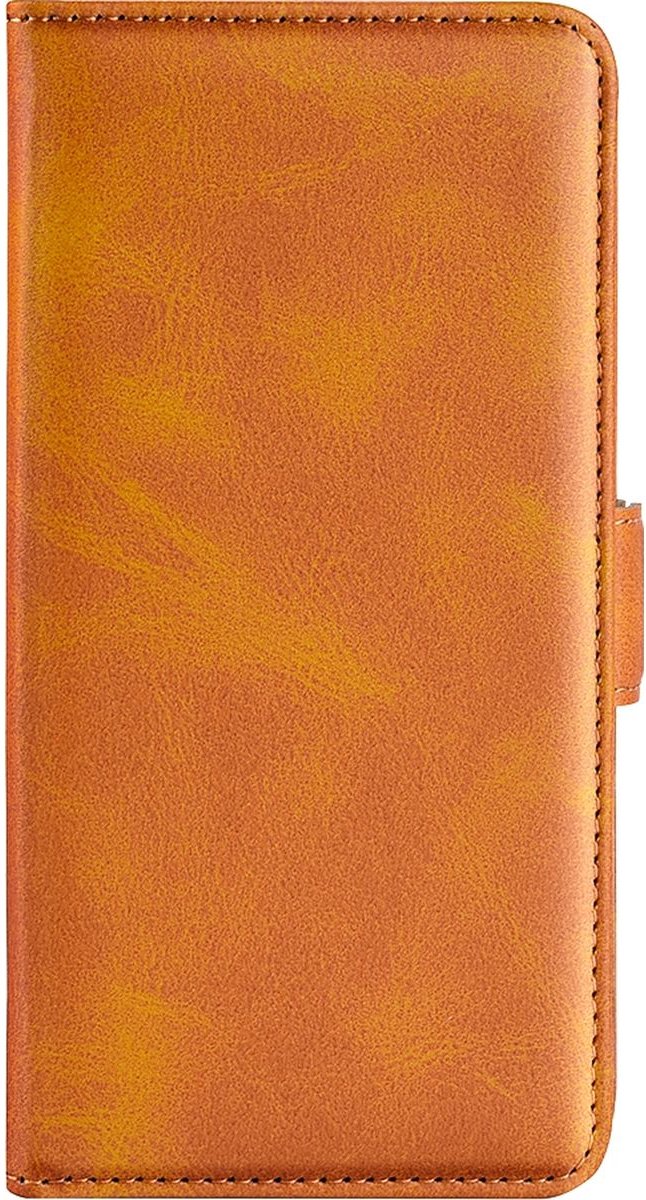 Mobigear Telefoonhoesje geschikt voor HONOR Magic 4 Lite Hoesje | Mobigear Slim Magnet Bookcase Portemonnee | Pasjeshouder voor 3 Pasjes | Telefoonhoesje voor Pinpas / OV Kaart / Rijbewijs - Cognac
