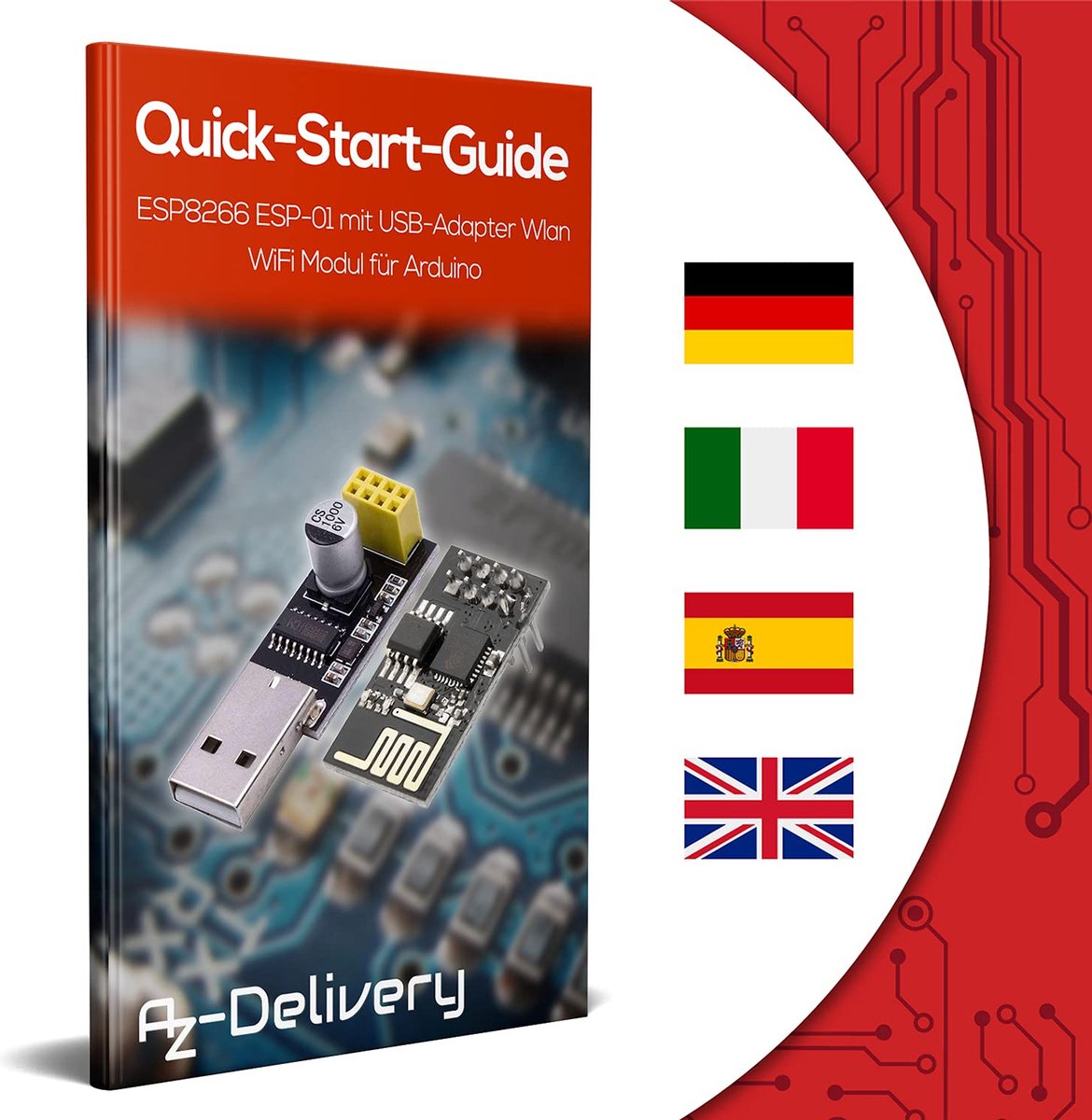 AZDelivery 3 x D1 Mini NodeMcu met ESP8266-12F WLAN-Module CH340G Lua compatibel met Arduino Inclusief E-Book AZDelivery 3 x D1 Mini NodeMcu met ESP8266-12F WLAN-Module CH340G Lua compatibel met Arduino Inclusief E-Book