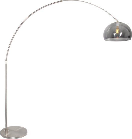 Verstelbare booglamp met plexiglas kap | 210-230 cm | ⌀ 38 cm | kunststof /  metaal |... | bol.com