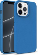 Mobiq - Flexibel Eco Hoesje iPhone 14 - blauw